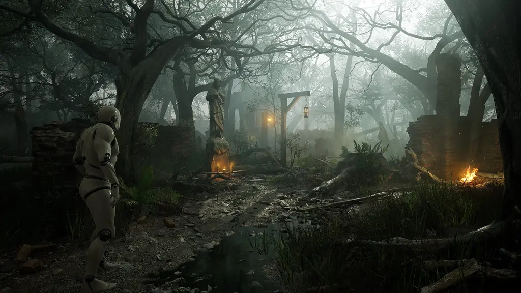 Medieval Fantasy Ruins - Dark Forest Environment